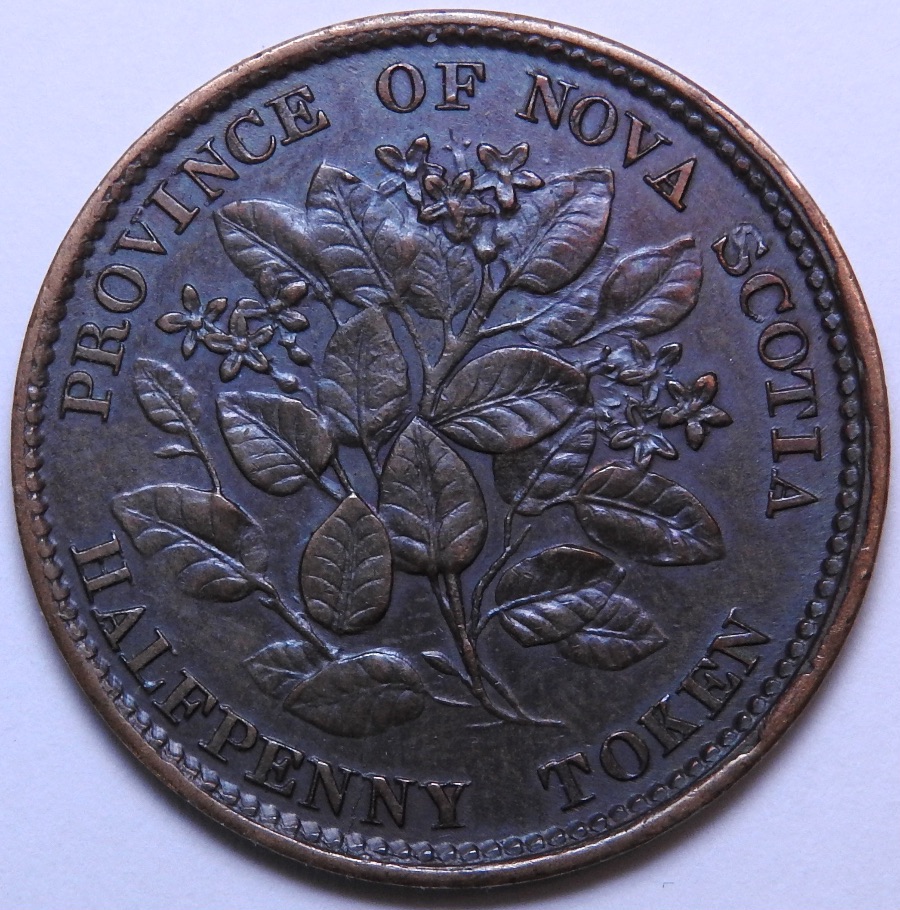 1856-Halfpenny-Token